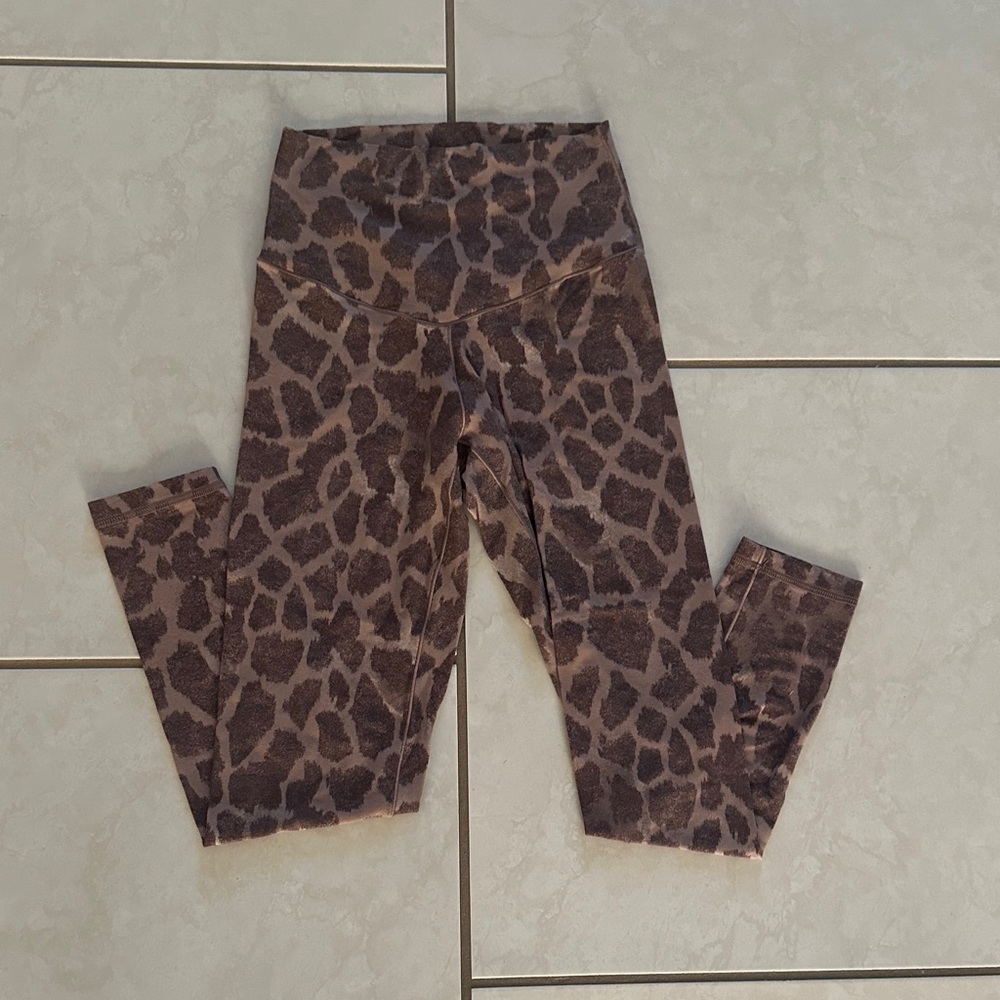 Aerie mauve Leopard Print Leggings offline